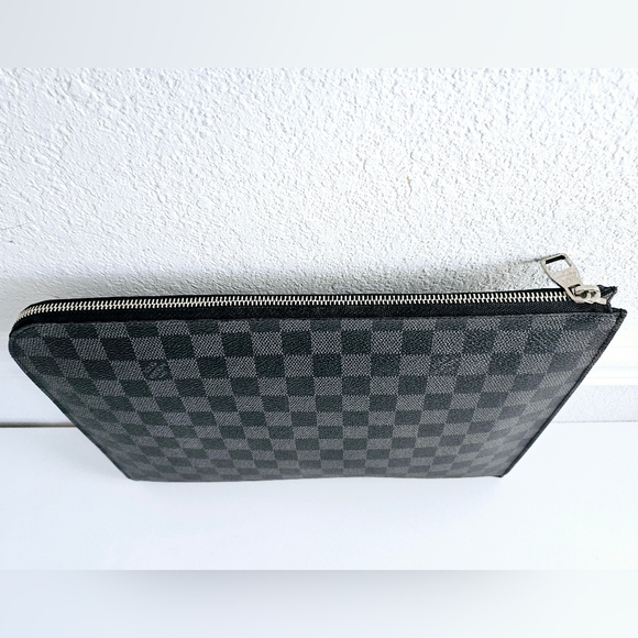 Louis Vuitton Damier Graphite Poche Documents Portfolio Case - Picture 6 of 15